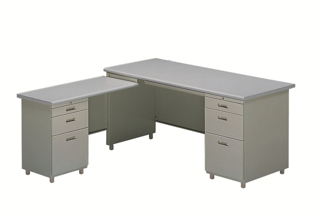 AB落地型辦公桌+側桌櫃 AB-168-LD